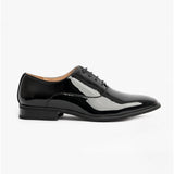 Goor ROONEY Mens Patent Dress Shoes Black
