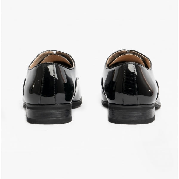 Goor ROONEY Mens Patent Dress Shoes Black