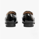 Goor ROONEY Mens Patent Dress Shoes Black