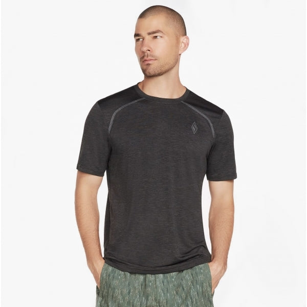 Skechers M2TS209/BKCC ON THE ROAD Mens T-Shirt Bold Black/Asphalt
