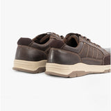 Hush Puppies FINLEY Mens Leather Casual Shoes Brown