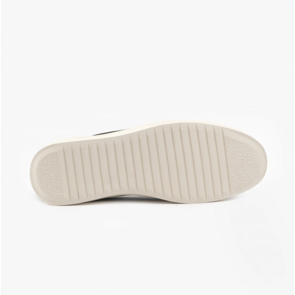 Hush Puppies MOUNT Mens Leather Loafers Grey Nubuck