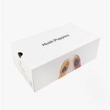 Hush Puppies HENRY Mens Leather Deck Shoes Blue/Tan