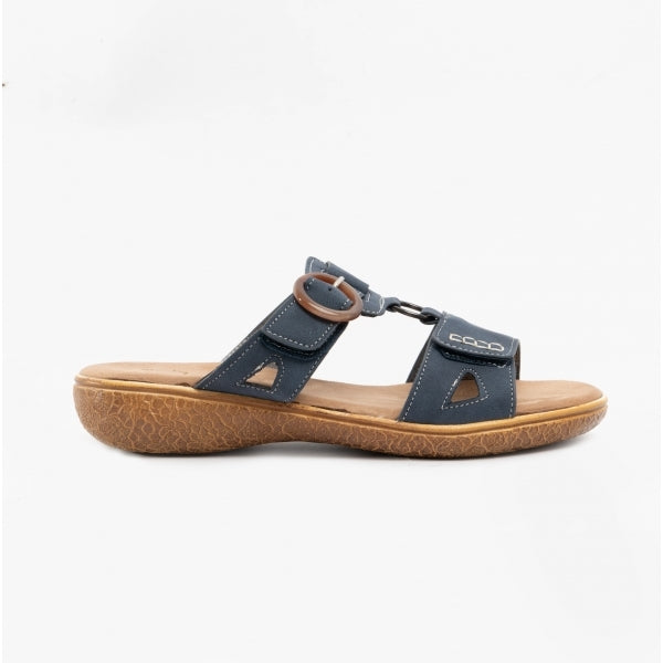 Dr Keller JACKIE Womens Slip-On Sandals Navy