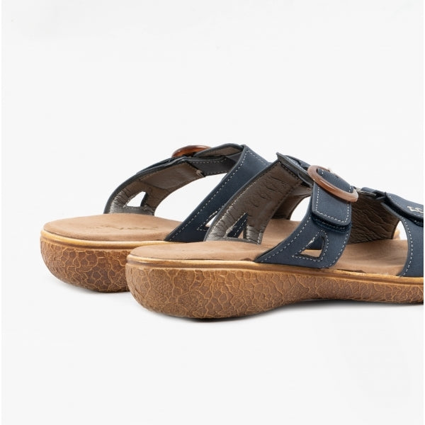 Dr Keller JACKIE Womens Slip-On Sandals Navy