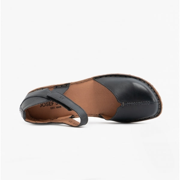 Josef Seibel ROSALIE 42 Womens Leather Sandals Black