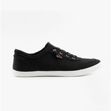 Skechers 33492/BLK BOBS B CUTE Womens Canvas Slip On Trainers Black