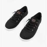 Skechers 33492/BLK BOBS B CUTE Womens Canvas Slip On Trainers Black