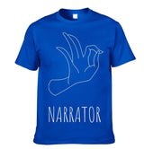 Men’s Gesture Print Short Sleeve T-Shirt – Casual Streetwear Graphic Tee