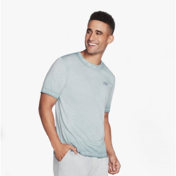 Skechers M1TS156/TLBL DIAMOND WASH BREAKERS CREW Mens T-Shirt Trooper