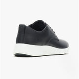 Hush Puppies MODERN WORK Womens Leather Casual Shoes Black