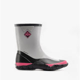 Muck Boots FORAGER KIDS Rubber Wellington Boots Grey/Pink