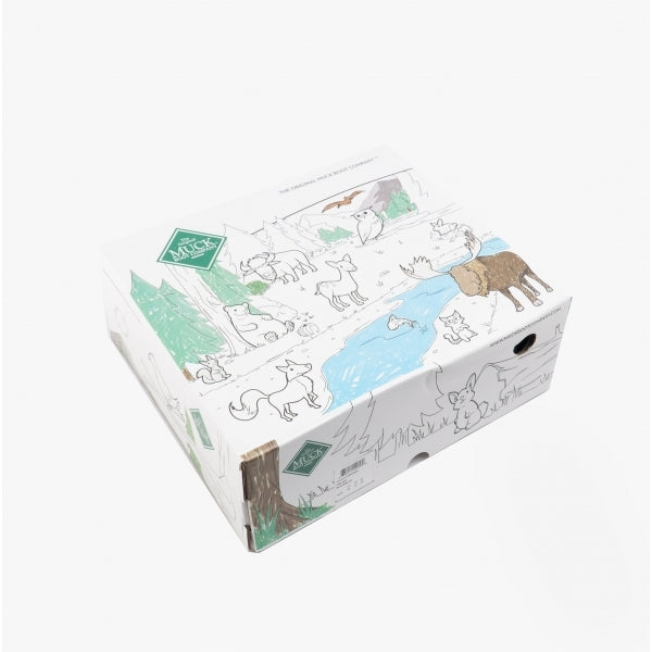 Muck Boots FORAGER KIDS Rubber Wellington Boots Grey/Pink