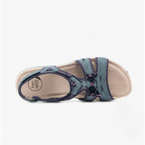 Free Spirit FAIRMONT Womens Touch Fasten Leather Sandals Navy