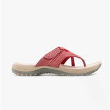 Free Spirit JULIET Womens Leather Toe Post Sandals Berry