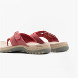 Free Spirit JULIET Womens Leather Toe Post Sandals Berry