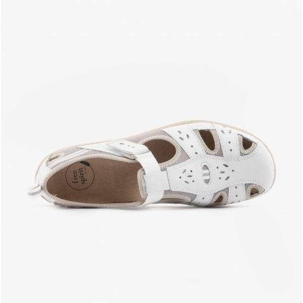 Free Spirit CLEVELAND Womens Sporty Shoes White
