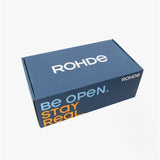 Rohde 5860 Womens Leather Mule Sandals Blue Jeans