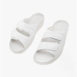 Rohde 1940 Womens Leather Mule Sandals White