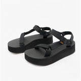 Teva FLATFORM UNIVERSAL Womens Sandals Black