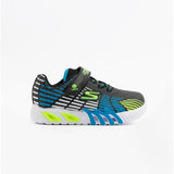 Skechers 400135N/BBLM FLEX-GLOW ELITE Boys Trainers Black/Lime