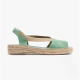 Toni Pons ELLA Womens Suede Espadrille Sandals Mint