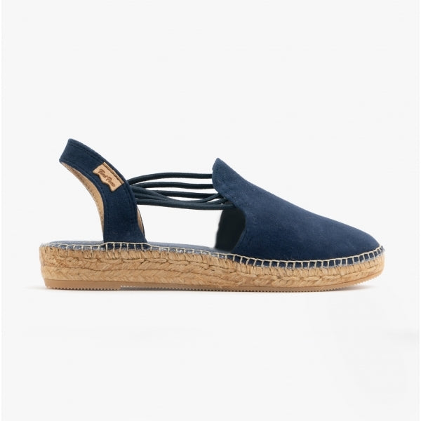 Toni Pons NURIA Womens Suede Espadrille Sandals Navy