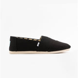 TOMS ALPARGATA Mens Canvas Espadrilles Black/Chevron