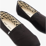 TOMS ALPARGATA Womens Cotton Espadrille Black