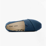TOMS ALPARGATA Womens Cotton Espadrille Navy