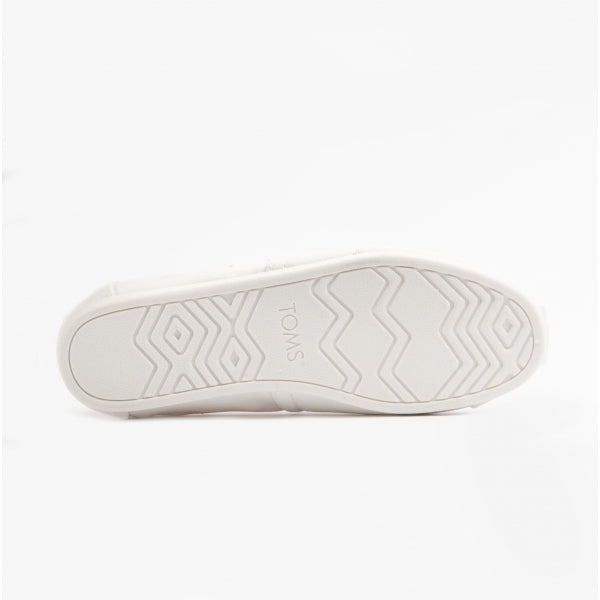 TOMS ALPARGATA Mens Canvas Espadrilles White