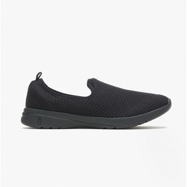 Hush Puppies GOOD Womens Recycled Mesh Slip-On Trainers Black