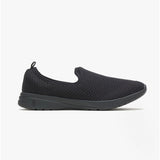 Hush Puppies GOOD Womens Recycled Mesh Slip-On Trainers Black