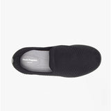 Hush Puppies GOOD Womens Recycled Mesh Slip-On Trainers Black