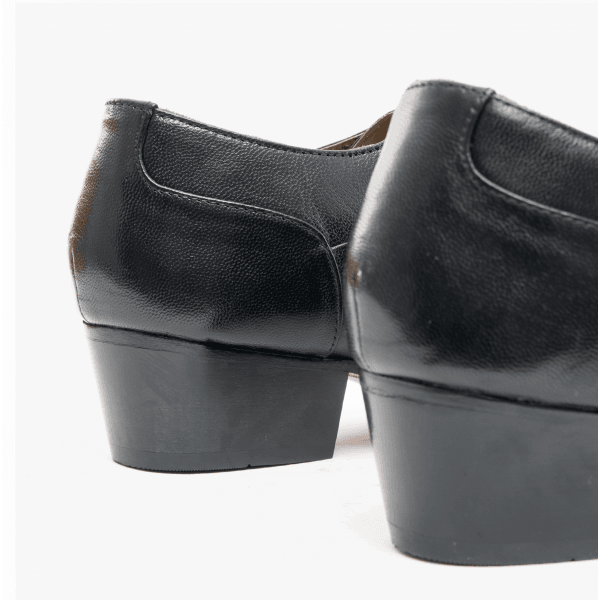 Club Cubano TONI Mens Leather Cuban Heel Shoes Black