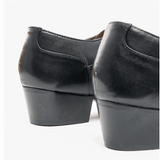 Club Cubano TONI Mens Leather Cuban Heel Shoes Black
