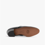 Club Cubano BILBAO Mens Patent Leather Plain Cuban Heel Shoes Black