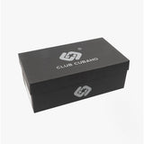 Club Cubano VALENTE Mens Leather Cuban Heel Boots Black