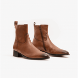 Club Cubano VALENTE Mens Leather Cuban Heel Boots Burnished Tan