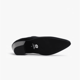 Club Cubano McCARTNEY Mens Suede Winklepicker Cuban Heel Boots Navy