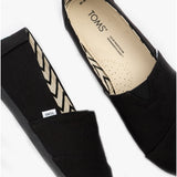 TOMS ALPARGATA Mens Canvas Espadrilles Black