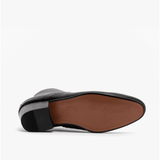 Club Cubano MARIO Mens Leather Cuban Heel Boots Black