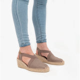 Toni Pons TER Womens Wedge Espadrille Sandals Taupe