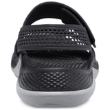 Crocs 206711-02G LITERIDE 360 SANDAL Womens Sandals Black/Light Grey