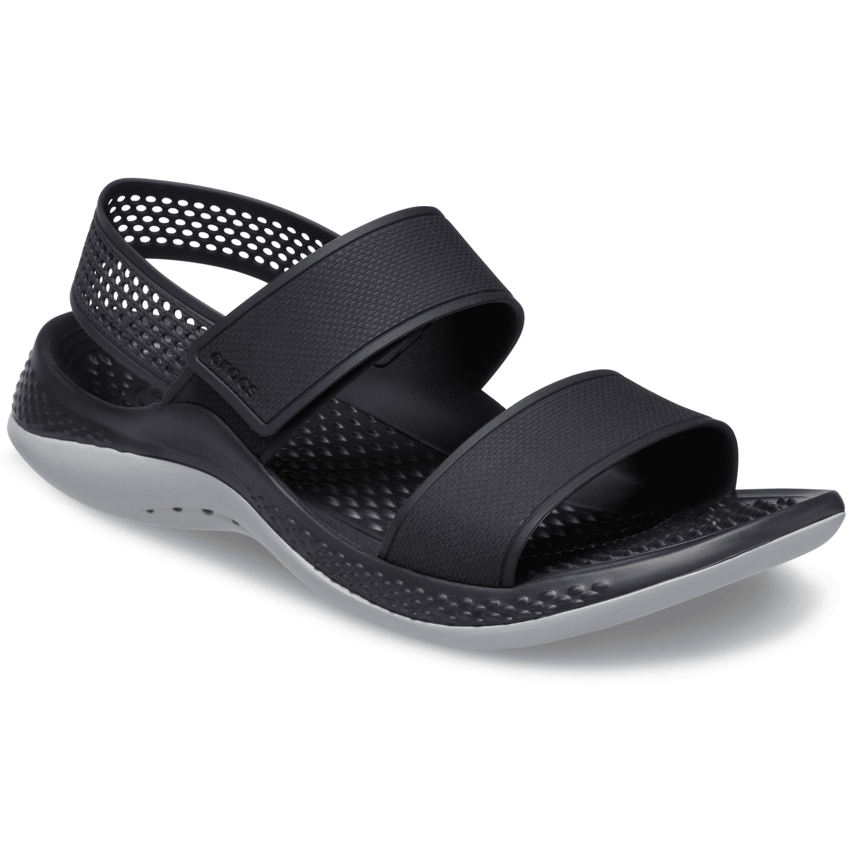 Crocs 206711-02G LITERIDE 360 SANDAL Womens Sandals Black/Light Grey