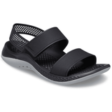 Crocs 206711-02G LITERIDE 360 SANDAL Womens Sandals Black/Light Grey