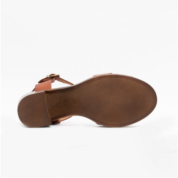 Hush Puppies GEORGIA Womens Leather Sandals Tan