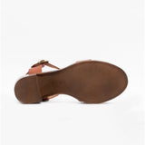 Hush Puppies GEORGIA Womens Leather Sandals Tan