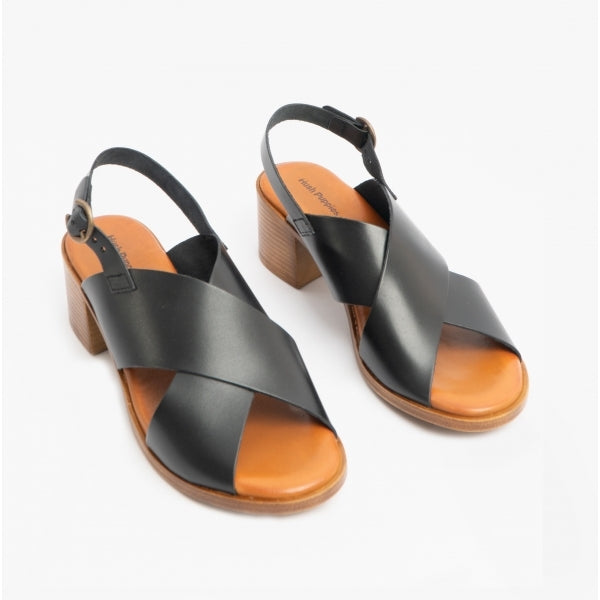 Hush Puppies GABRIELLE Womens Leather Sandals Black