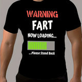 Moisture-Wicking Men's T-Shirt | Humorous "Loading" Letter Print - Casual and Comfortable | All-Season Crew Neck | Easy Care and Durable